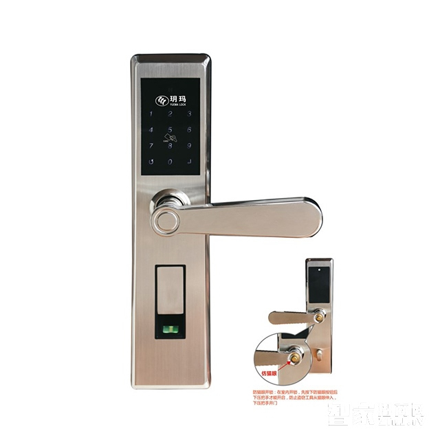玥玛防暴智能锁 别墅写字楼智能门锁FP1021