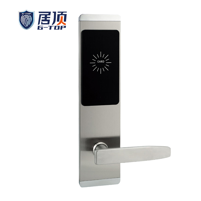 居顶指纹锁 感应锁智能酒店门锁