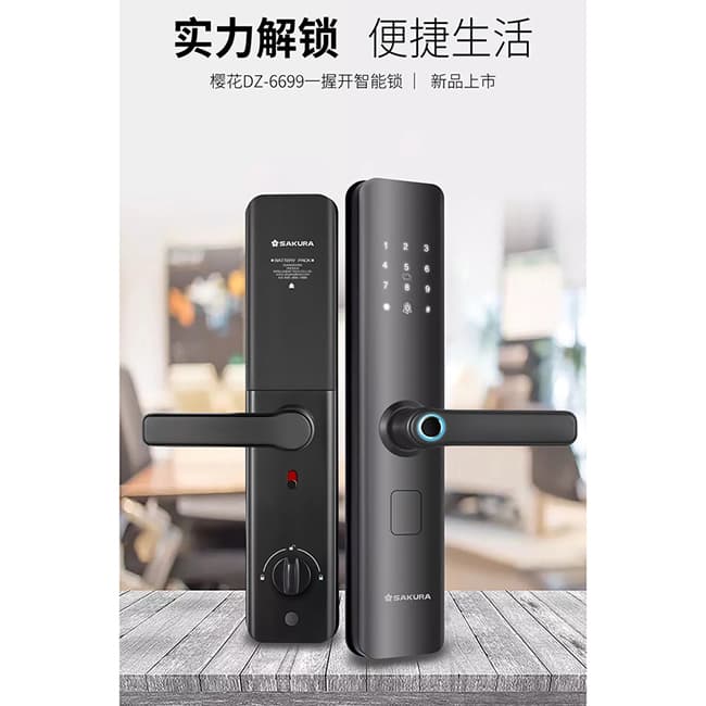 樱花智能锁 DZ-6699一握开智能锁