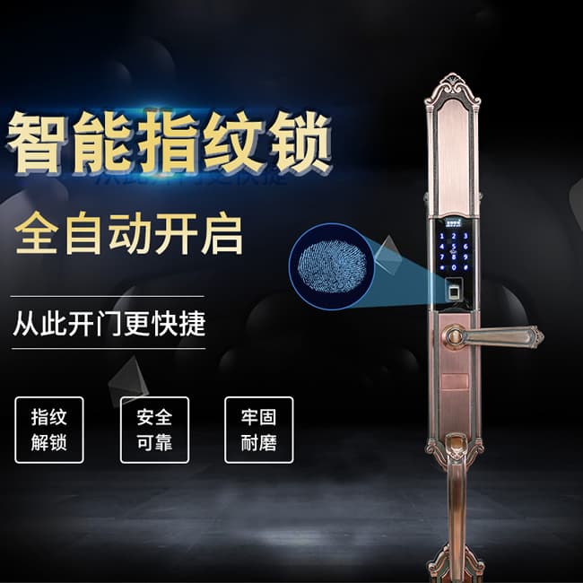 宏裕智能锁 Q7全自动欧式别墅门锁大门锁